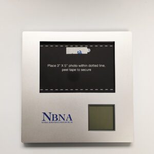 NBNA Picture Frame w/Clock